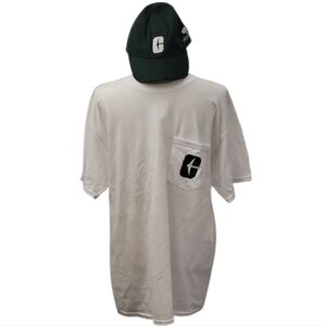 NWOT Charlotte 49er White Graphic T-Shirt And Hat